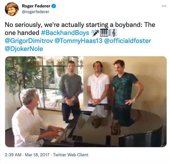 搜狐体育官方-【致敬RF】“费三岁”爱搞怪?费德勒的标签不只“优雅”